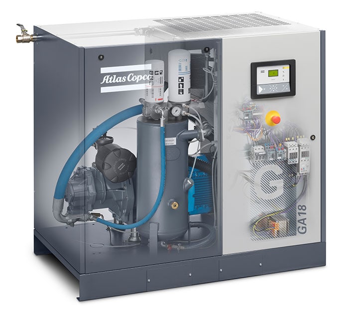 Atlas Copco GA serieko konpresoreak
