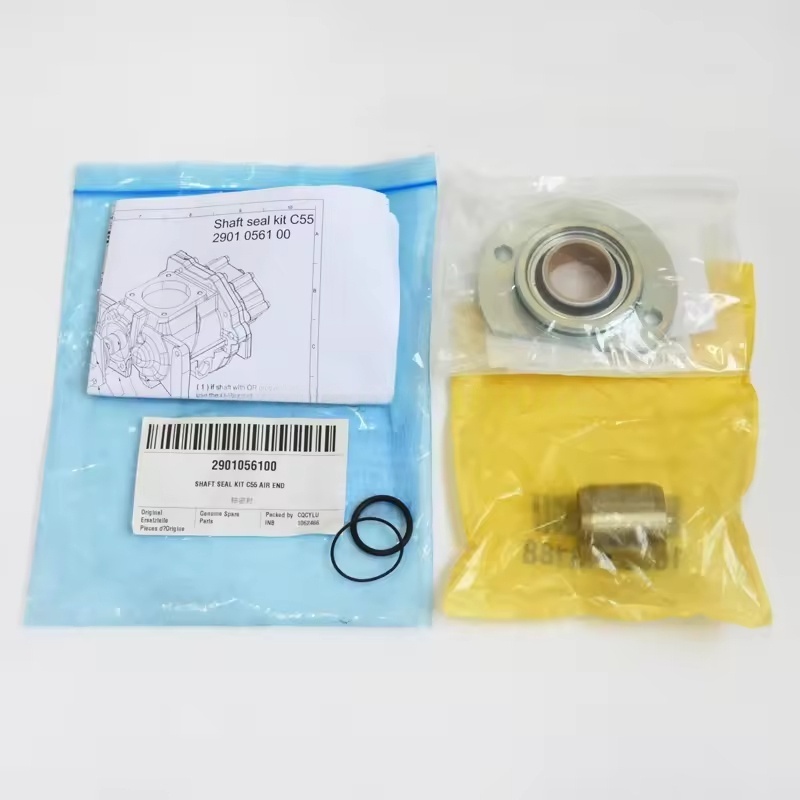 2901056100 Atlas Copco Air Compressor ardatza mahuka olio zigilua kit C55 Olio ardatza originala