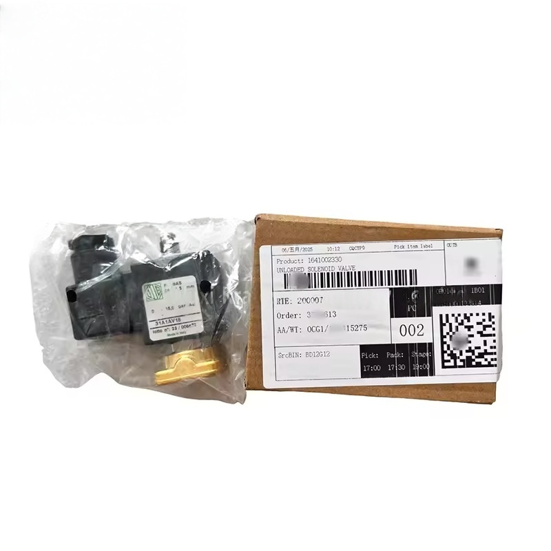 1641002330 Solenoide Balbula Atlas Copco Air Compressor Jatorrizko zatiak