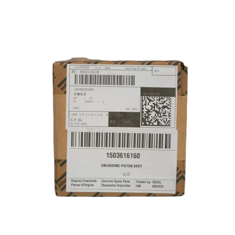 Atlas Copco 1503616160 Pistoi konpresoreen deskargatzeko deskargatzeko