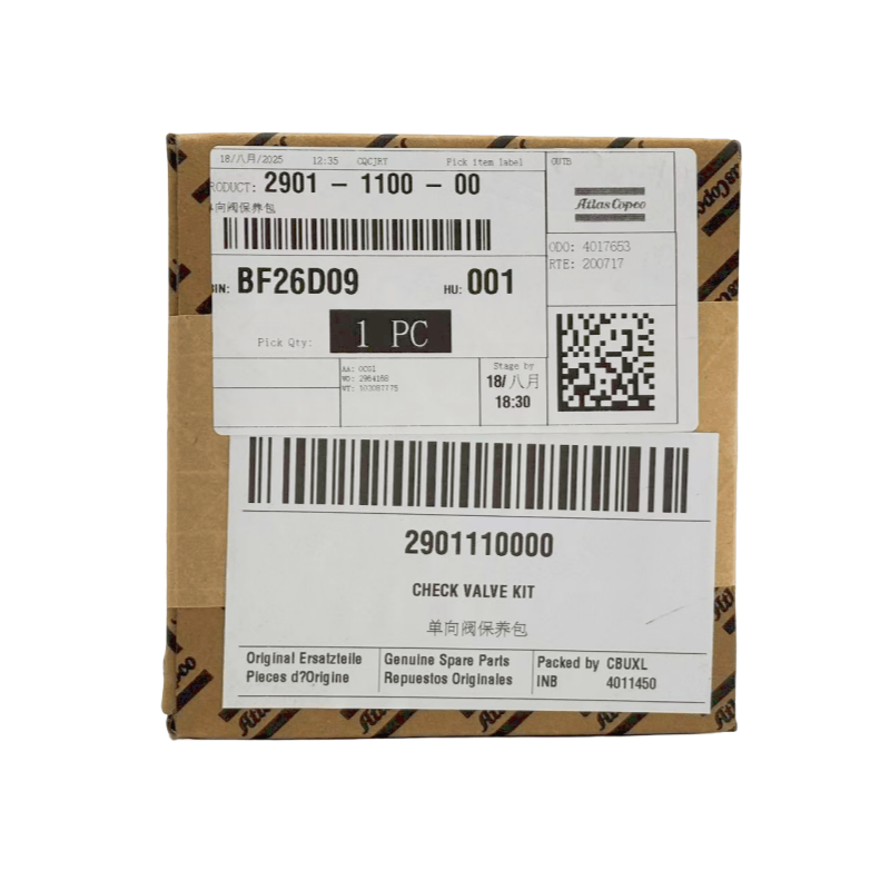 2901110000 ATLAS COPCO AIRE CONPRESSOR egiaztatu balbula konpontzeko kit