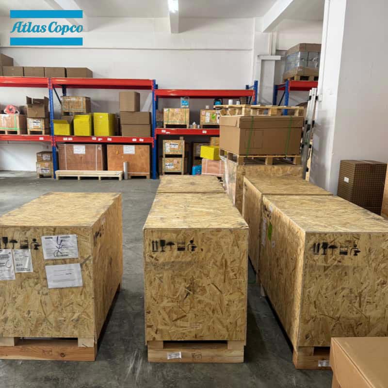 Atlas Copco 1616757591 2902022210 Benetako Aire Amaierako Torloju Elementua GA GX Serie Konpresore Burua