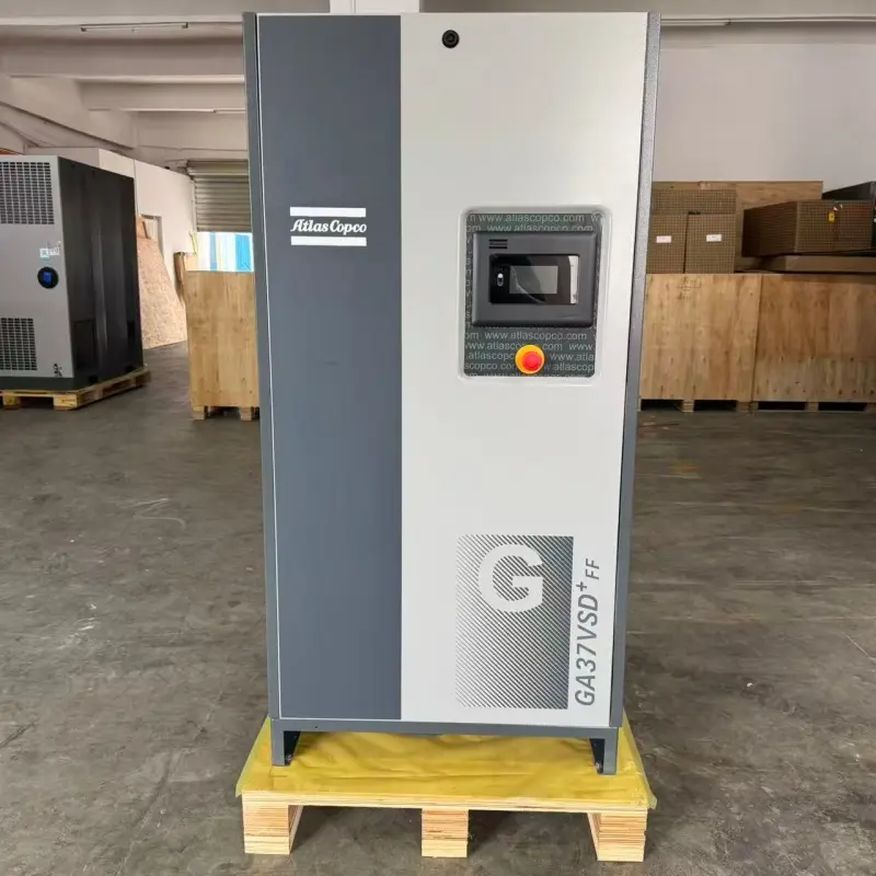 Atlas Copco GA37 VSD+ FF 37kW 50HP olioz injektatutako Torlojuzko aire-konpresorea Industriarako
